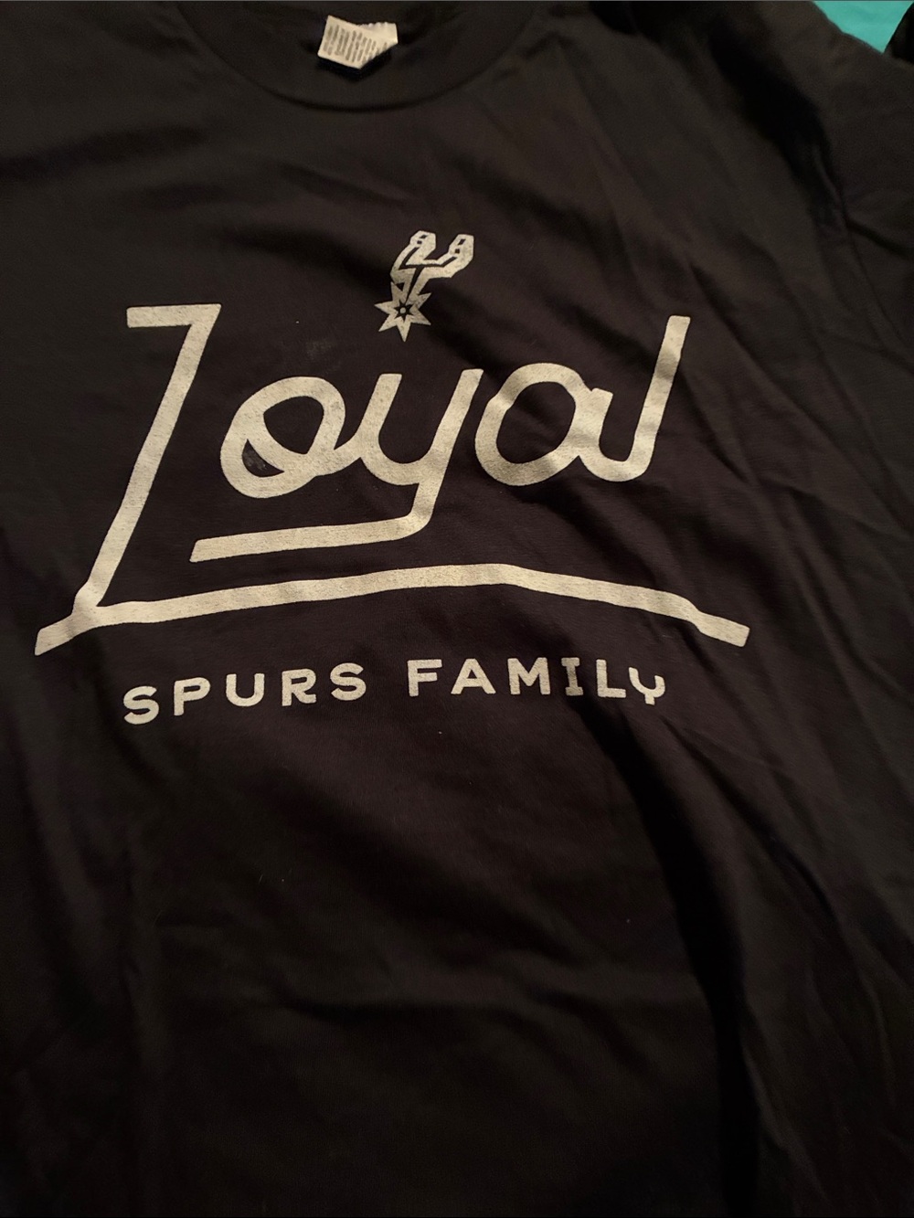 Spurs Family Loyal T-Shirt - Black